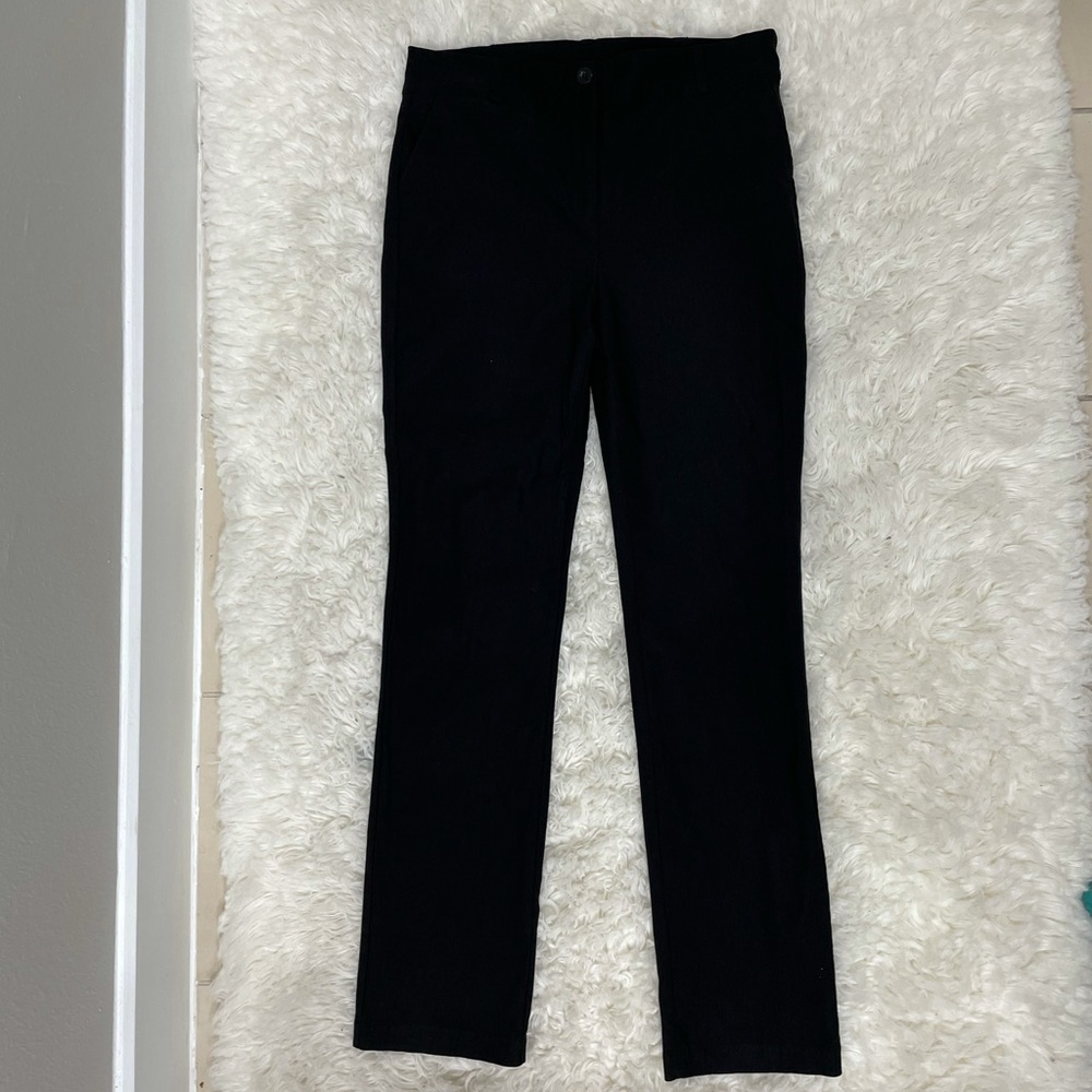 Boot Cut Black Stretch Slacks